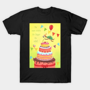 The more candles the bigger the cake T-Shirt